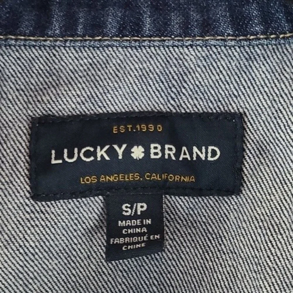 Lucky Brand Tomboy Trucker Jean Jacket Size Small